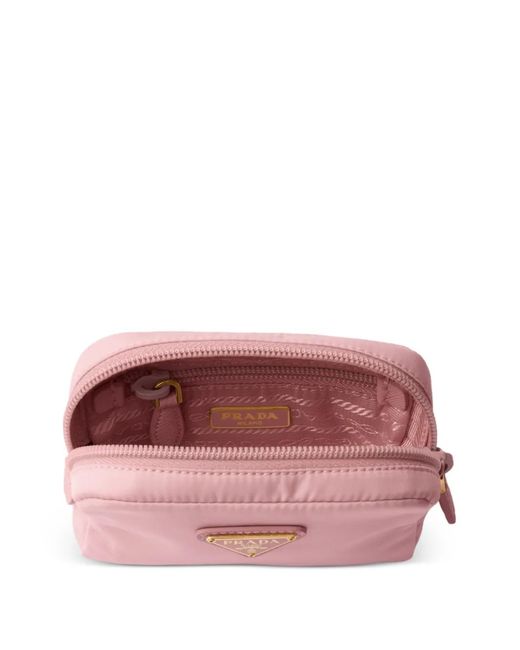 Cartera Re-Nylon Micro Prada de color Pink