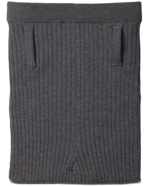 Prada Gray Cotton Tights