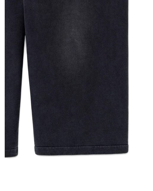 Wooyoungmi Blue Wide-Leg Drawstring Trousers for men