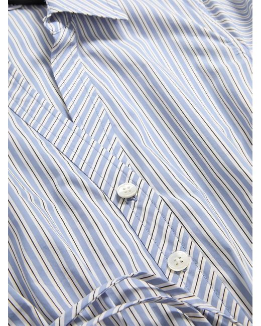 Veronica Beard Gray Susan Striped Dress