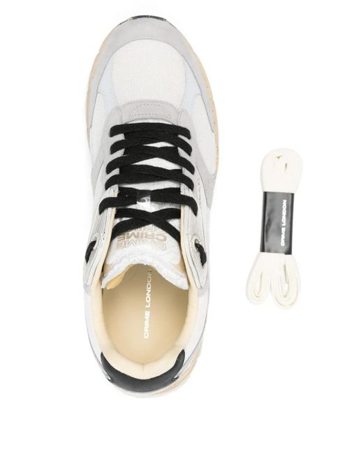 メンズ Crime London Fugitive 9094 スニーカー White