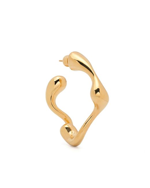Maria Black Metallic Large Splash Single Earring