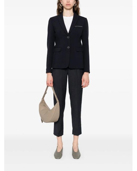 Peserico Blue Elasticated-Waist Trousers