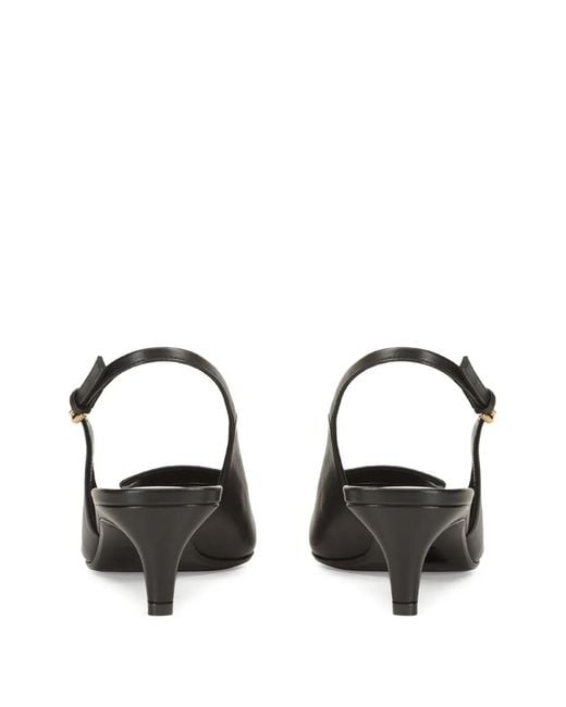 Sergio Rossi Black Evolv Leather Pumps
