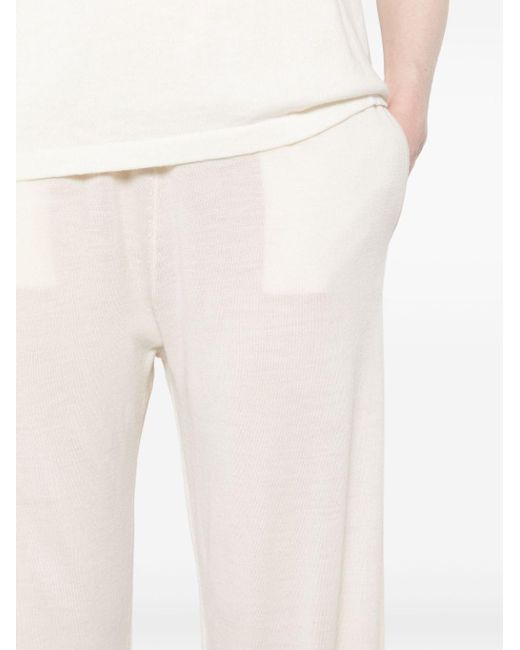 Pantaloni dritti di Allude in White