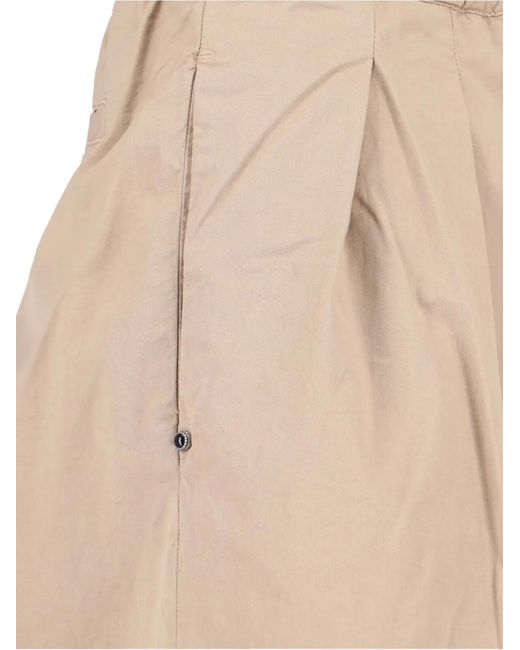 White Sand Natural Pleated Belted Trousers for men
