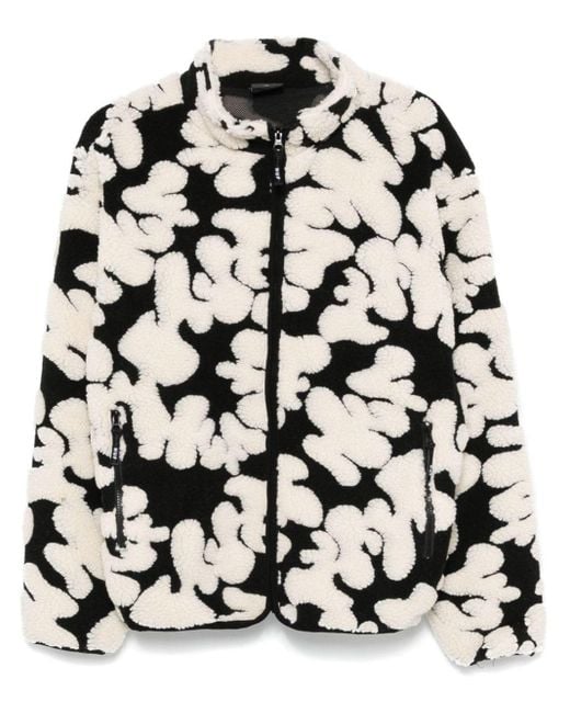 Huf Abstract Jack in het Black voor heren