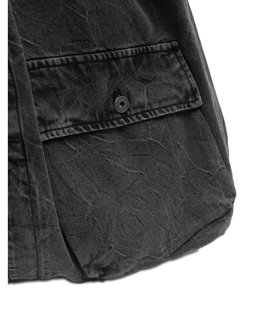 Sac Porté Épaule À Poches À Rabat Feng Chen Wang pour homme en coloris Black