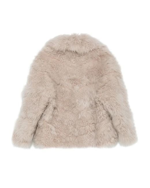 Simonetta Ravizza Natural Lapel-Collar Jacket