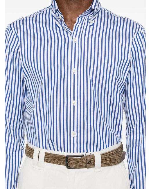 Camisa a rayas Polo Ralph Lauren de hombre de color Blue