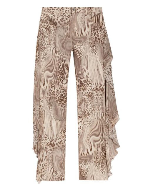 Blumarine プリント ジーンズ Natural