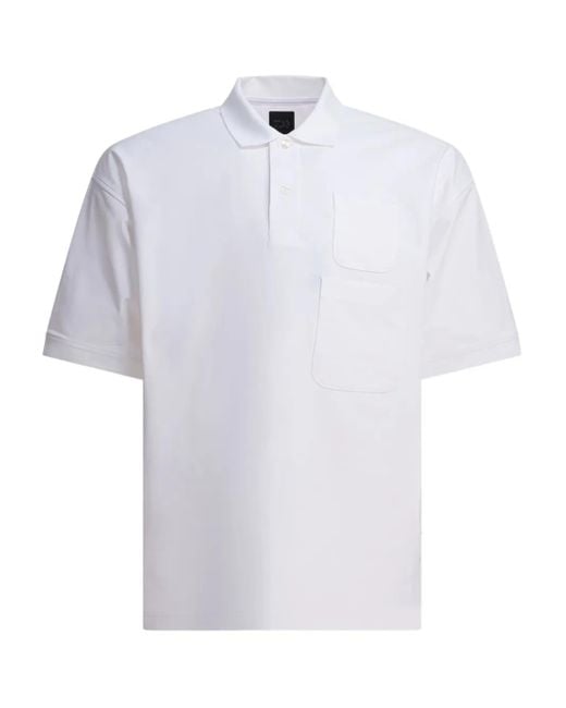 Daiwa Pier39 White Double-Pocket Polo Shirt for men