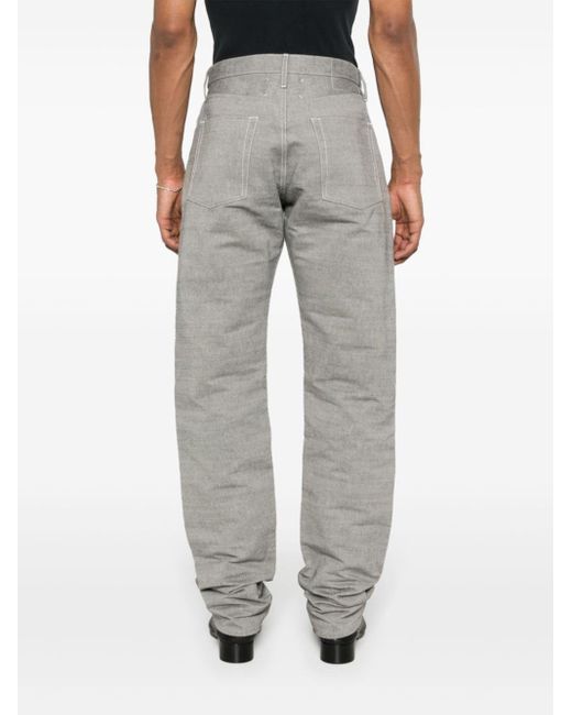 Maison Margiela Jeans Met Toelopende Pijpen in het Gray voor heren