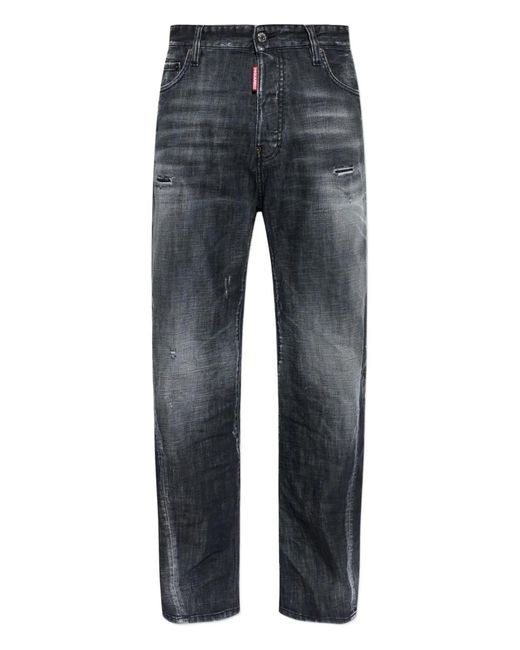 DSquared² Broek Met Vervaagd Effect in het Blue voor heren
