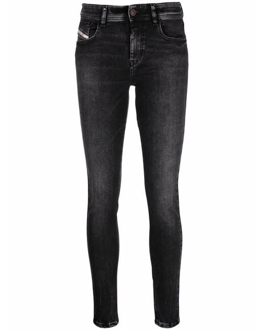 DIESEL Black Slandy Skinny-Leg Jeans
