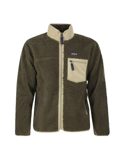 Patagonia Green Classic Retro-X Fleece Jacket for men