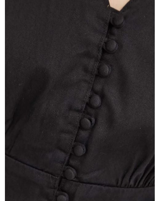 Levi's Black Tamara V-Neck Blouse