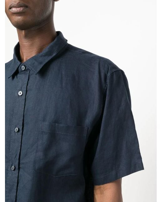 Vince Hemd Mit Aufgesetzter Brusttasche in Blue für Herren
