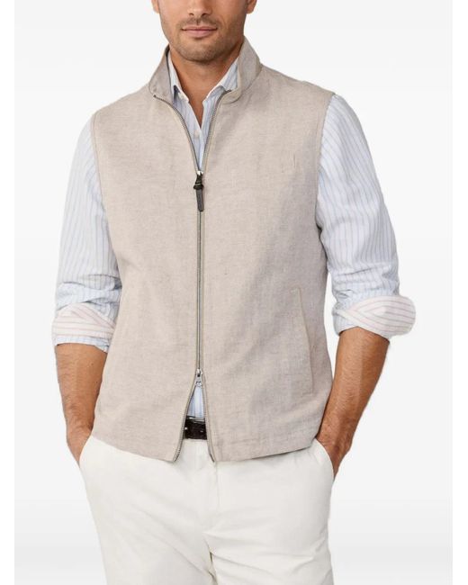 Chaleco Texturizado Hackett de hombre de color Gray