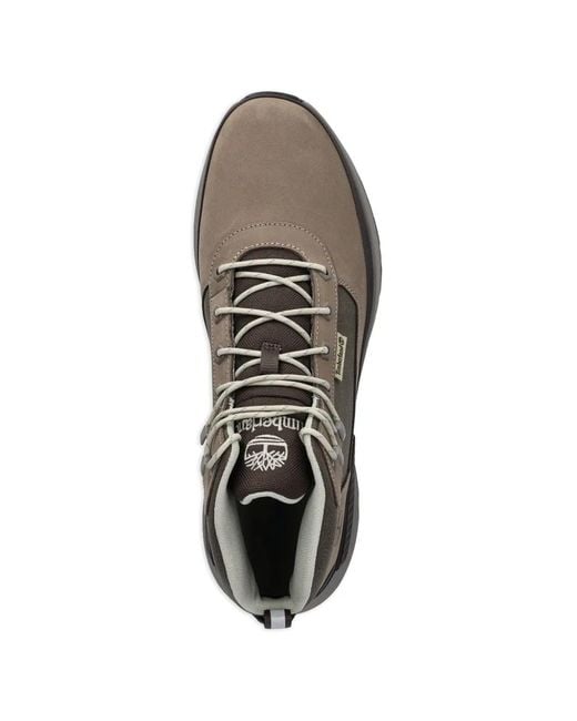 Timberland Gray Logo-Embossed Sneakers for men