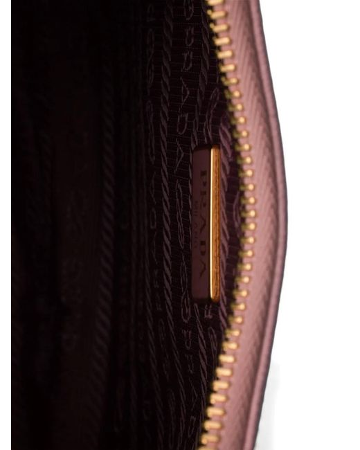 Prada Pink Re-Edition Mini Saffiano Leather Shoulder Bag