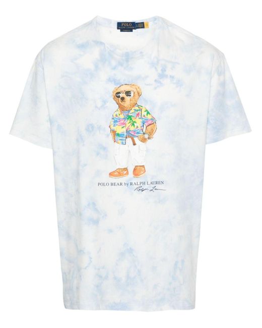 Polo Ralph Lauren T-Shirt mit Polo Bear-Motiv in White für Herren