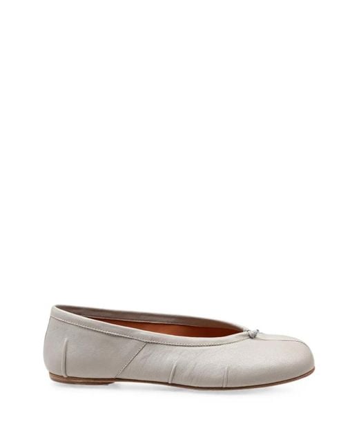 Maison Margiela White Tabi Ballet Flats