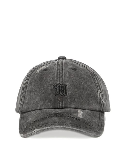 M I S B H V Gray Culture Research Unit Distressed Cap