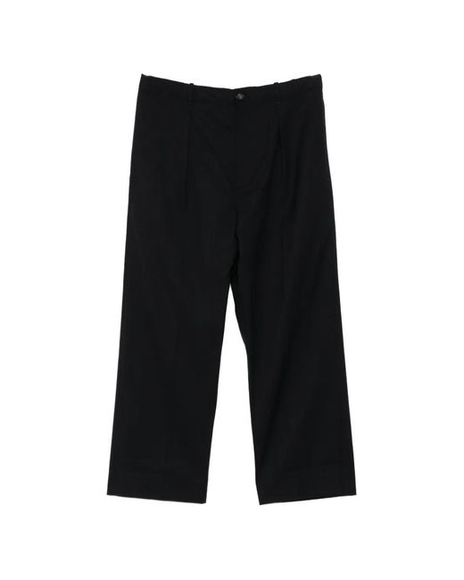 Setchu Black Chino Trousers for men