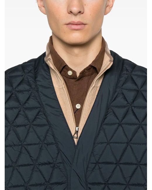 K-Way Blue Quilted Jacket for men
