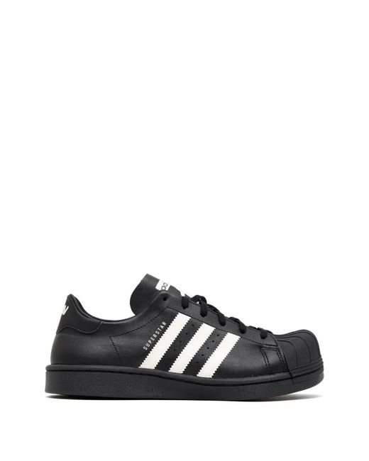 Adidas Black Superstar Shell-Sneakers
