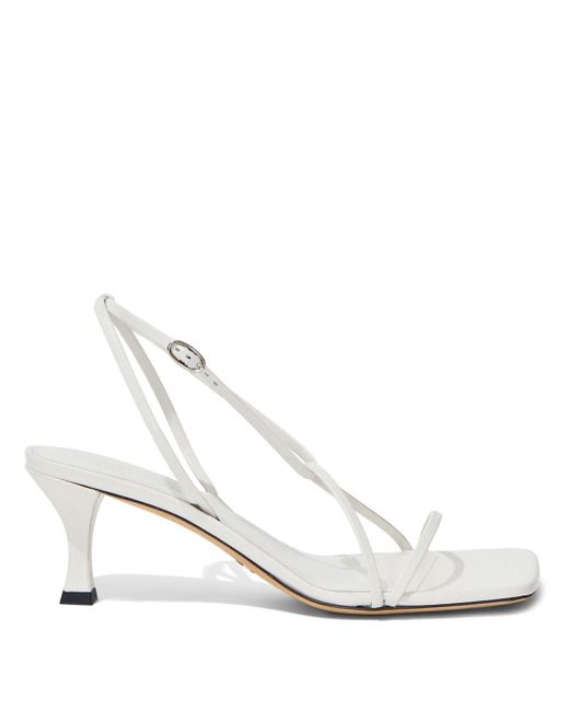 Sandales à bout carré 60 mm Proenza Schouler en coloris White