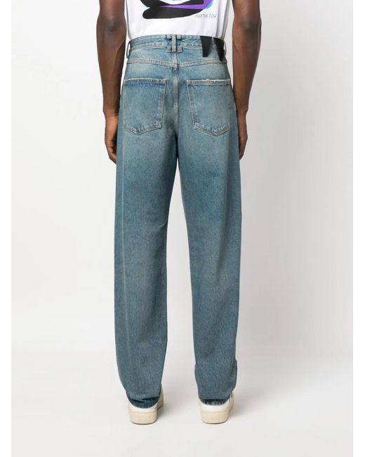DARKPARK Blue Mark Straight-Leg Jeans for men