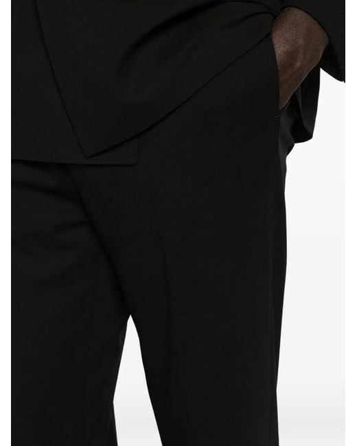 Tagliatore Black Double-Breasted Suit for men