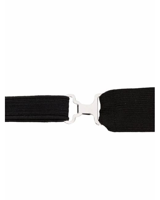 DSquared² Black Clip-On Slim Bow Tie for men