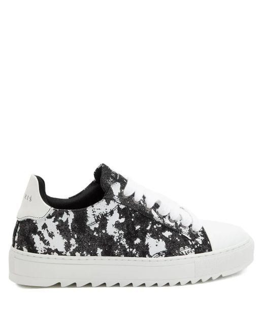 NUMERIS Black Atelier Canvas Sneakers for men