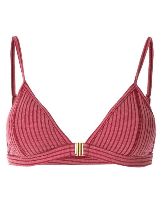 Duskii Red Capriosca Bikini Top