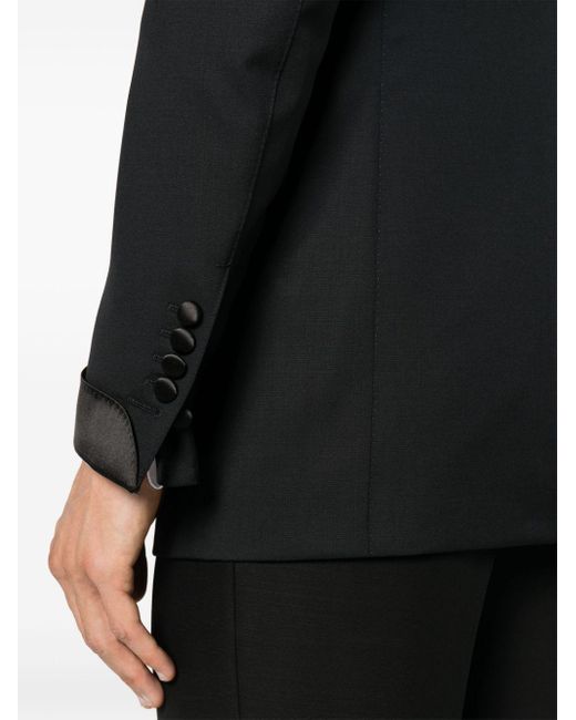 Blazer à détails de coutures Tom Ford pour homme en coloris Black