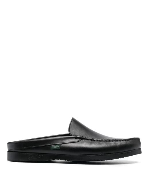 Paraboot Black Bahamas Leather Mule for men