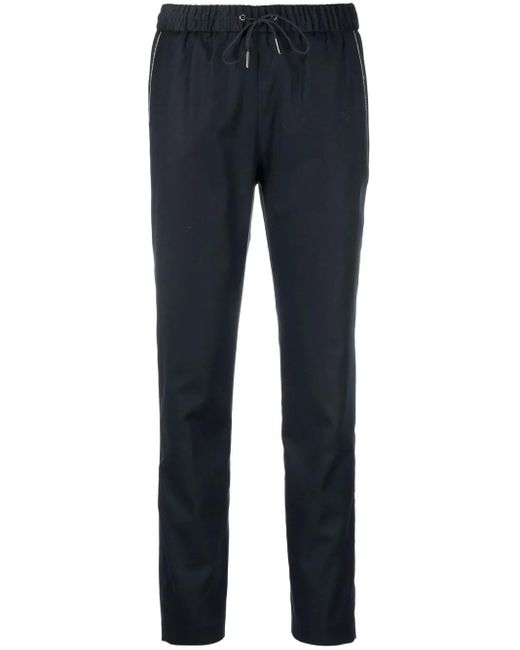 Fabiana Filippi Blue Drawstring Straight-Leg Trousers