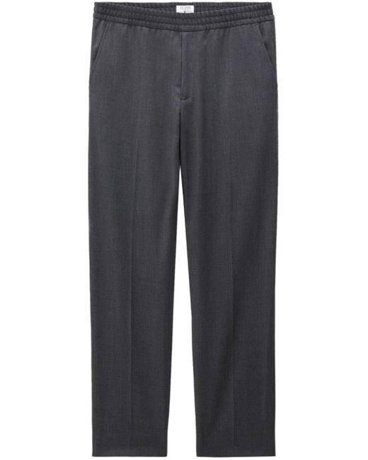 Pantalones rectos con cintura elástica Filippa K de hombre de color Gray