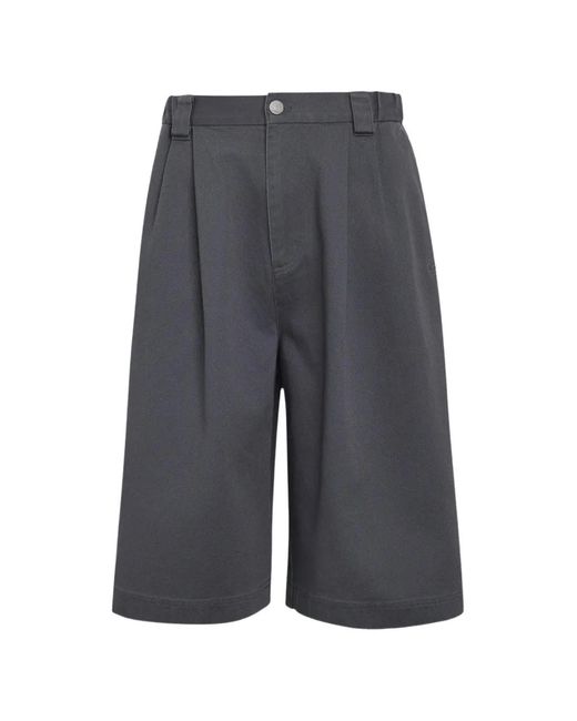Adidas Gray Pleated Jorts for men