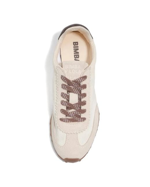 Bimba Y Lola White 13 29 Lace-Up Sneakers