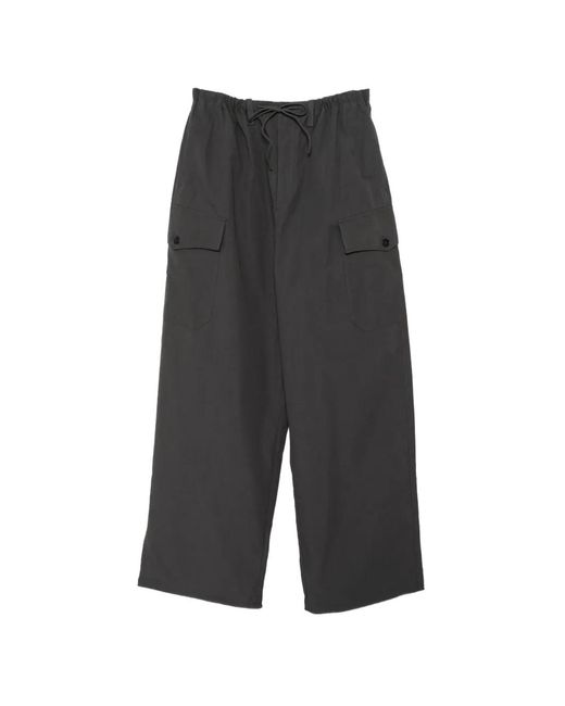 JNBY Gray Cargo Trousers