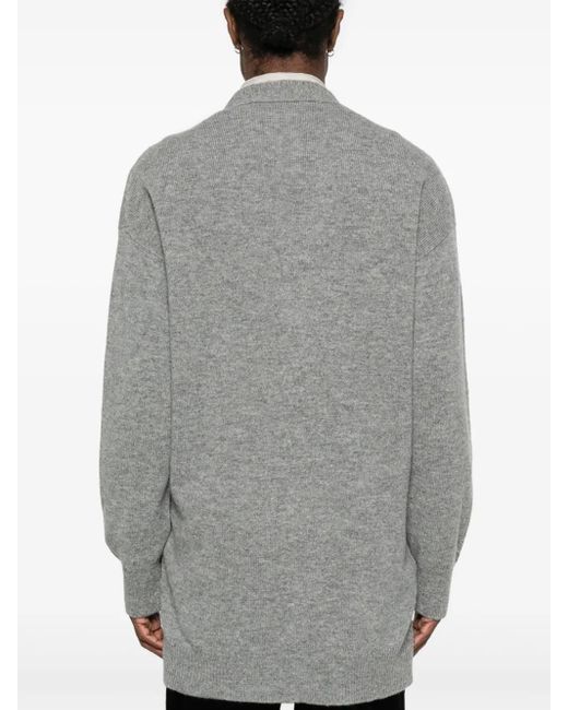 Marni Gray Sophisticated Knit Sweater For for men