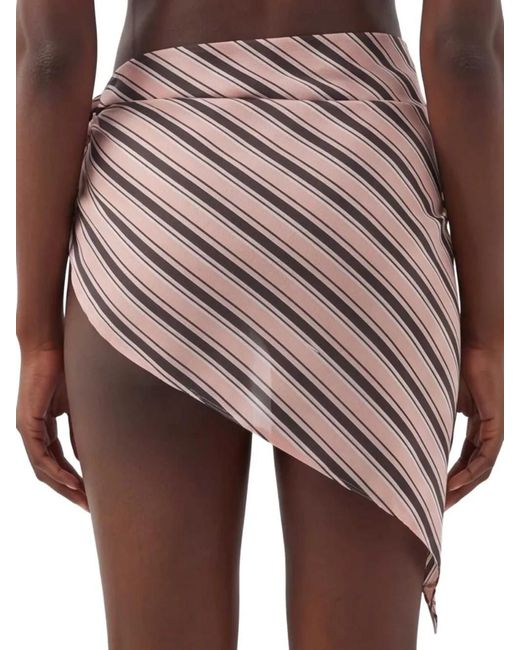 Prada White Embroidered Cotton Sarong