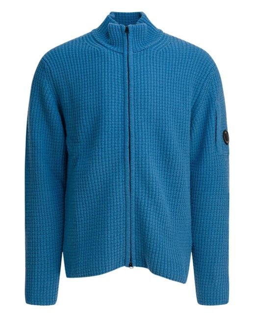 C P Company Vest Met Hoge Hals En Rits in het Blue voor heren