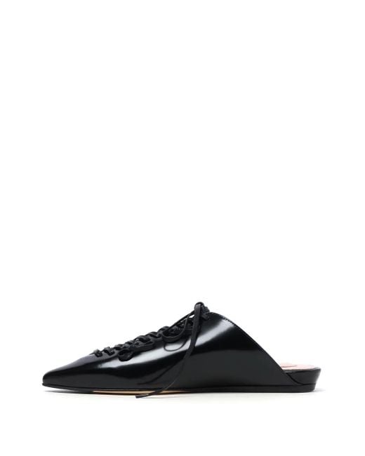 Mules Con Lacci di Simone Rocha in Black