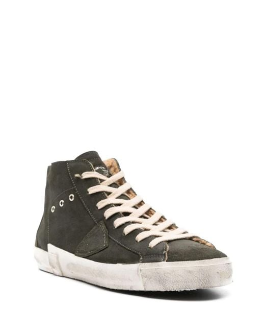Philippe Model Black Prsx Hi-Top Sneakers for men