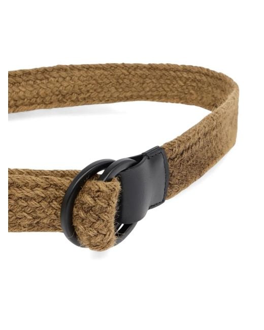DSquared² White Explorer Ring-Buckle Belt for men